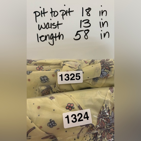 NEW ModCloth You're Flowing Places Dragonfly Floral Maxi 2 Yellow $129 1324/25 - Picture 7 of 7